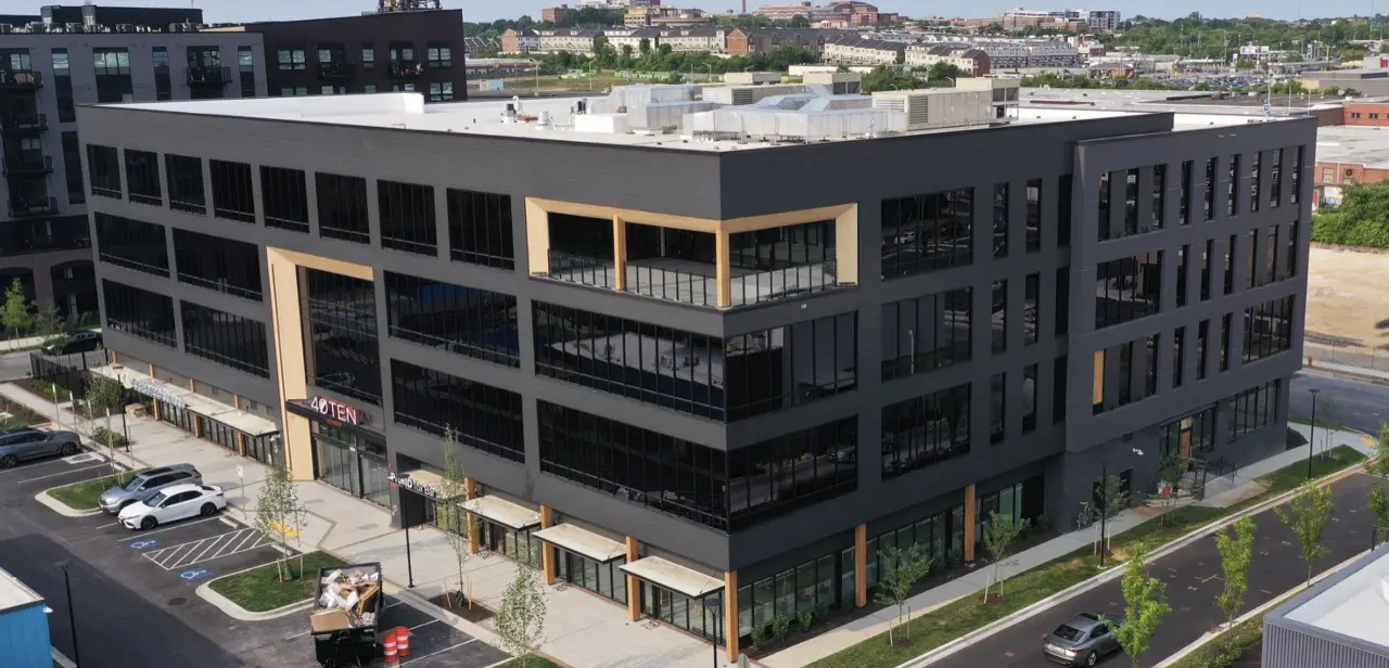 The Crossings at Conestoga Creek mass timber structure